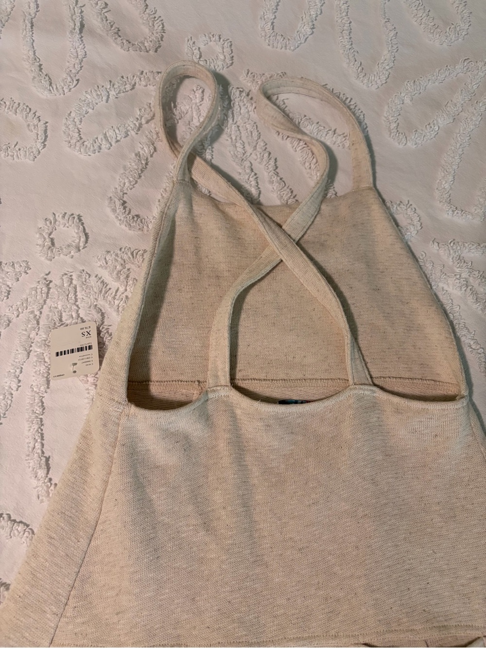 Free People Cream Maxi Tank Dress with Square Neckline - Picture 11 of 13